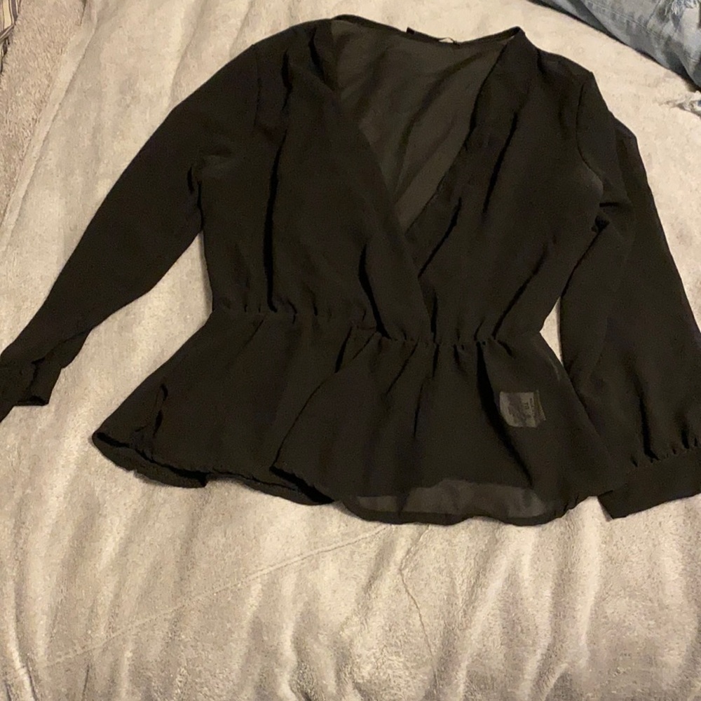 Black size 4 blouse